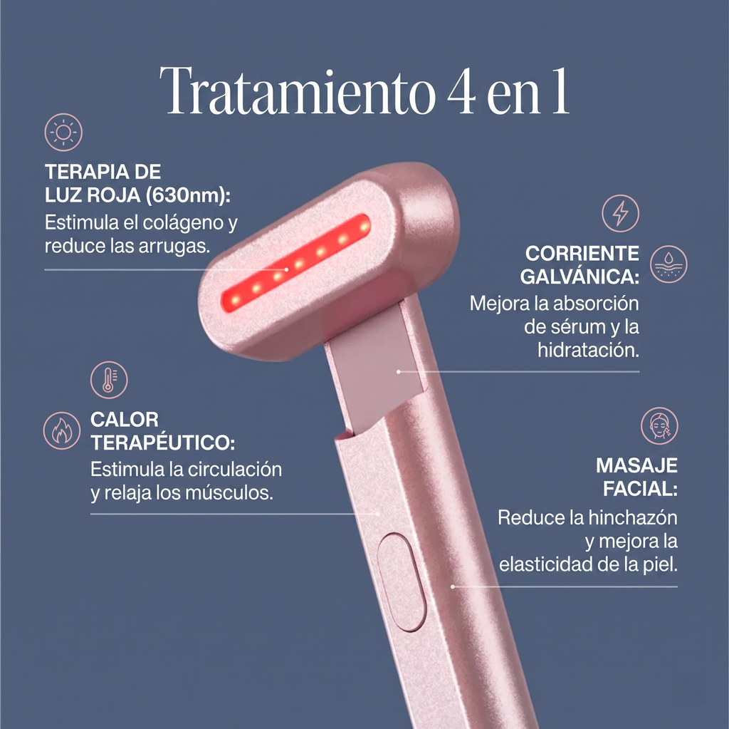 Varita de cuidado facial 4 en 1